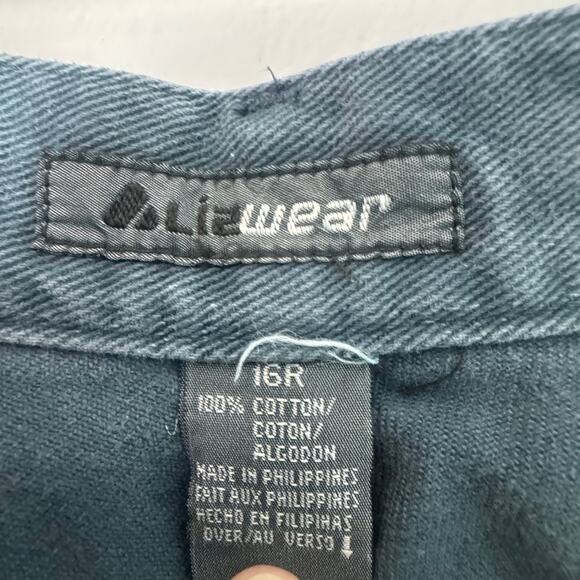 Vintage Lizwear High Rise, Straight Leg Denim Jeans Size 16 NWT Mom Jeans - Picture 3 of 5